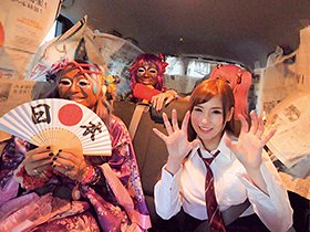 【バズり希望】葉月レイラちゃんとキモヤマンバ（身体改造）達の愉快なナマパコ動画　サンプル画像01